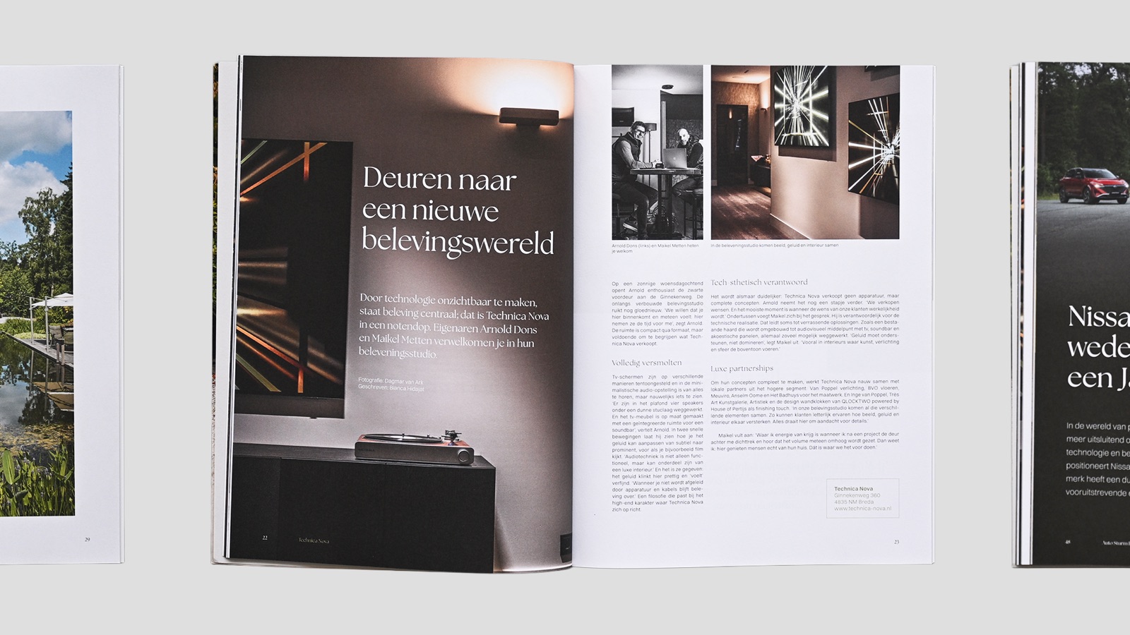 ISSUE editorial spread